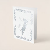 宇宙猫のタンポポ 箔カード (正面)