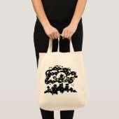 宇宙猫のトート トートバッグ (正面(商品))