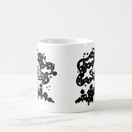 宇宙猫のマグ コーヒーマグカップ (中央)