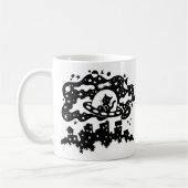 宇宙猫のマグ コーヒーマグカップ (左)