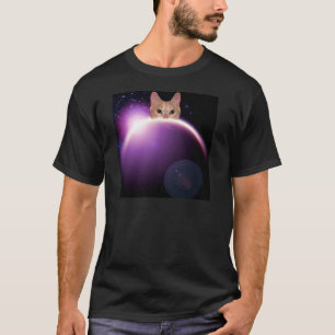 宇宙猫の惑星LOLのおもしろいな人のワイシャツ Tシャツ