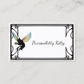 宇宙猫の月および星 名刺 (正面)