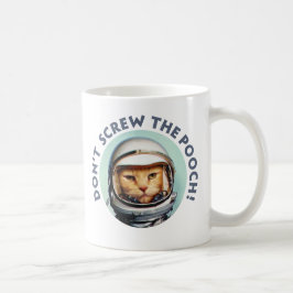 宇宙猫は"犬"のマグねじで締めません コーヒーマグカップ