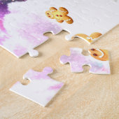 宇宙猫をなめる ジグソーパズル (側面)