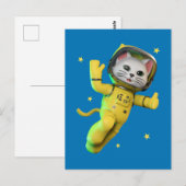 宇宙猫アニメーション ポストカード (正面/裏面)