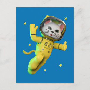 宇宙猫アニメーション ポストカード