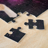 宇宙猫キャップとファニーパック ジグソーパズル (側面)