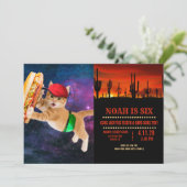 宇宙猫キャップとファニーパック 招待状 (スタンド正面)