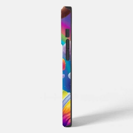 宇宙猫ケース Case-Mate iPhoneケース (裏面 / 左)