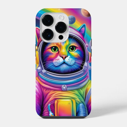 宇宙猫ケース iPhoneケース (裏面)