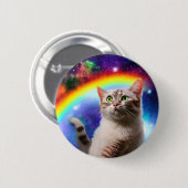 宇宙猫バッジ 缶バッジ (正面&裏面)