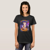 宇宙猫ピザレインボーキャット銀河系かわいい子猫インS Tシャツ (正面フル)
