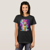 宇宙猫子猫キッテンイン猫スタイル12 Tシャツ (正面フル)