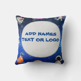 宇宙猫宇宙飛行士スタープラネットブルー クッション