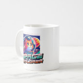 宇宙猫宇宙飛行士マグカップ コーヒーマグカップ (正面左)