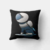 宇宙猫宇宙飛行士飛んでいる クッション (裏面)
