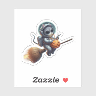 宇宙猫宇宙飛行士：魔法と宇宙冒険 シール