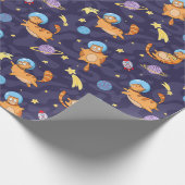 宇宙猫用ラッピング紙 ラッピングペーパー (角)