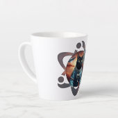 宇宙猫科学 カフェラテマグ (左アングル)