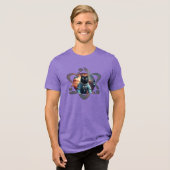 宇宙猫科学 トライブレンドTシャツ (正面全面)