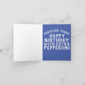 宇宙猫誕生日カード サンキューカード (内部)