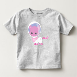 宇宙猫，かわいい猫，コスモナウ，宇宙飛行士，宇宙 トドラーTシャツ