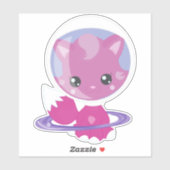 宇宙猫,かわいい猫,宇宙,コスモナウ,宇宙飛行士 シール (シート)