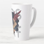 宇宙猫 カフェラテマグ (右アングル)