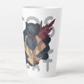 宇宙猫 カフェラテマグ (正面)