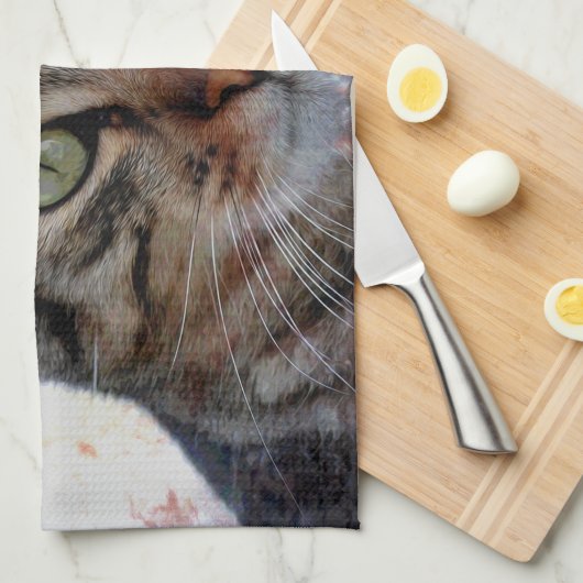 宇宙猫 キッチンタオル (四つ折り)