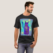 宇宙猫+キティ+子猫+猫スタイル2 Tシャツ (正面フル)