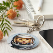 宇宙猫 キーホルダー (側面)