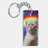 宇宙猫 キーホルダー (正面左)