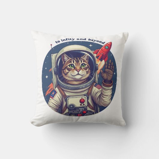 宇宙猫 クッション (正面)