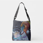宇宙猫 クロスボディバッグ (正面)
