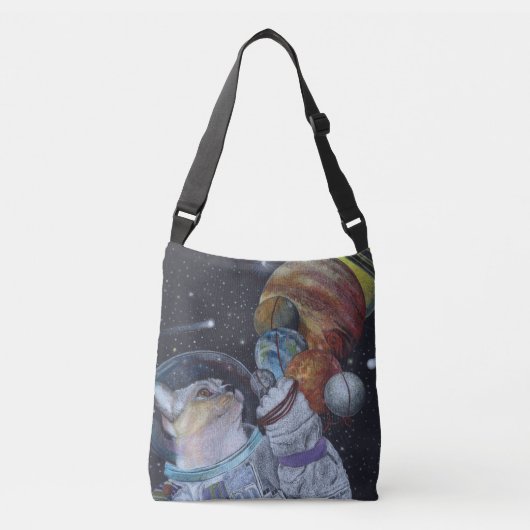 宇宙猫 クロスボディバッグ (正面)