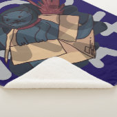 宇宙猫 シェルパブランケット (3/4)