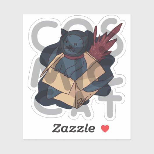 宇宙猫 シール (シート)