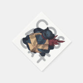 宇宙猫 スタンダードカクテルナプキン (角)