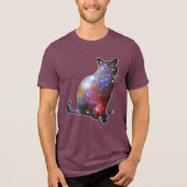 宇宙猫 トライブレンドＴシャツ (正面)