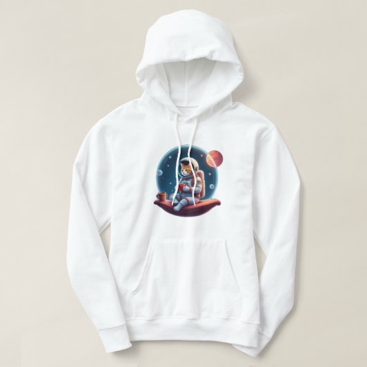 宇宙猫 パーカ (デザイン正面)