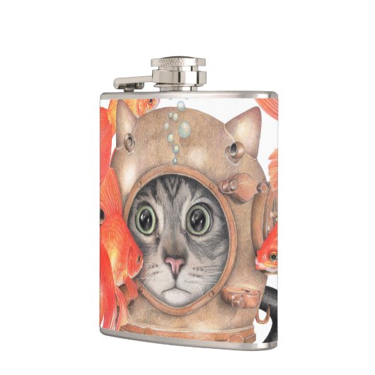 宇宙猫 フラスク (左)