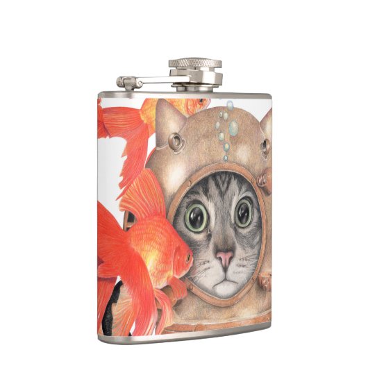 宇宙猫 フラスク (右)