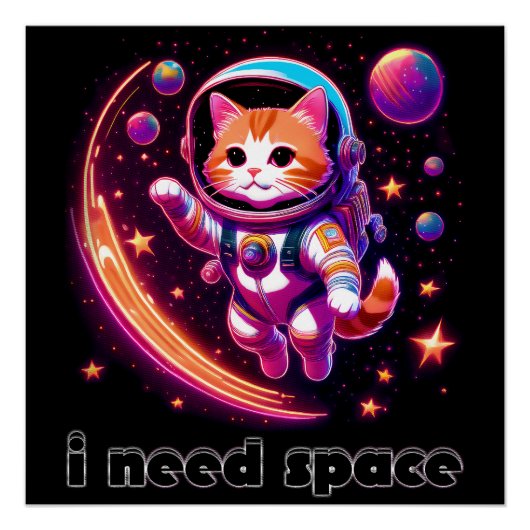 宇宙猫 ポスター (正面)