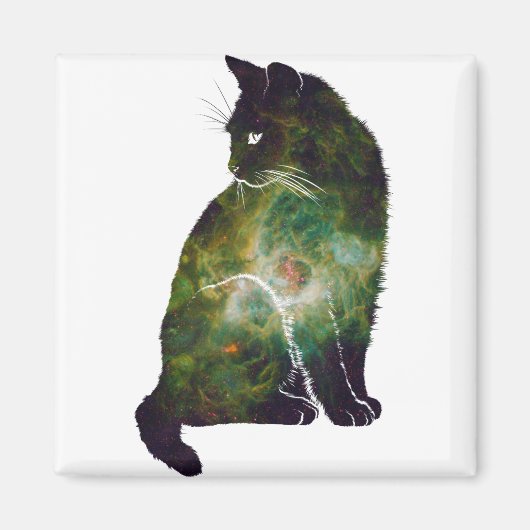宇宙猫 マグネット (正面)