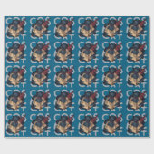 宇宙猫 ラッピングペーパー (フラット)