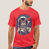 宇宙猫 Tシャツ (正面)