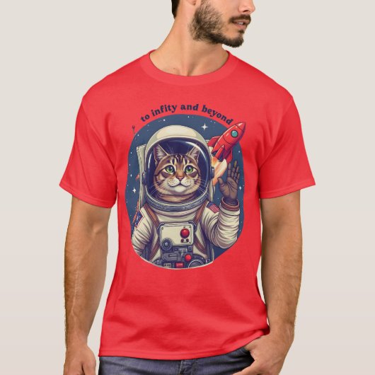 宇宙猫 Tシャツ (正面)