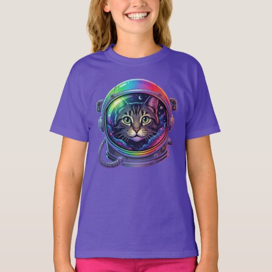 宇宙猫 Tシャツ (正面)