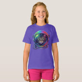 宇宙猫 Tシャツ (正面フル)